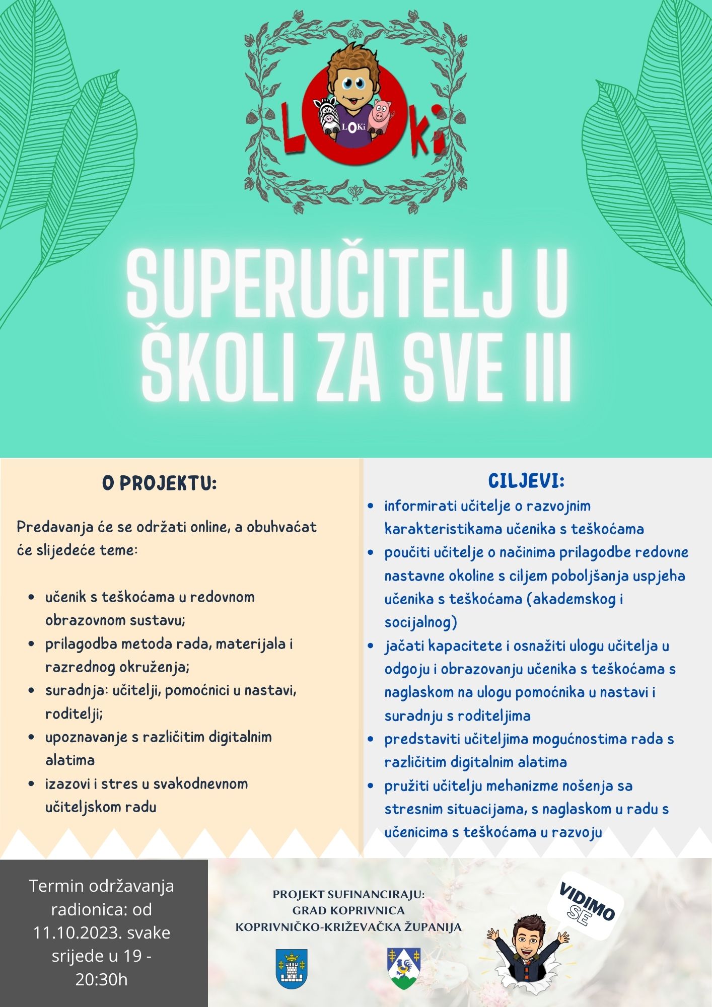 Superučitelj u školi za sve III letak